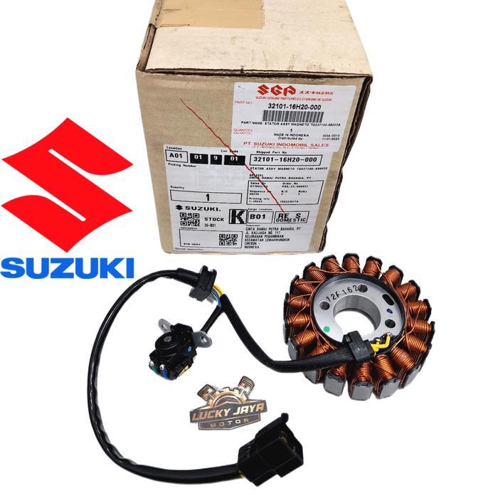 ORIGINAL Spul spol stator spool Shogun 125 FL Fi injeksi 32101-16H20- READY STOCK