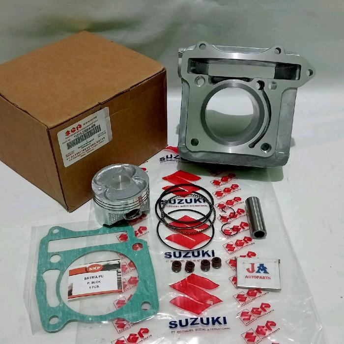 Blok Seher Suzuki Satria Fu 150 Karbu Komplit 1Set Piston