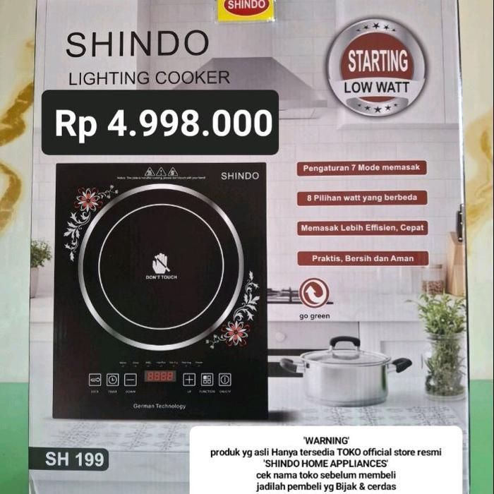 kompor listrik shindo / kompor aman shindo halogen cooker shindo kompor lampu sindo