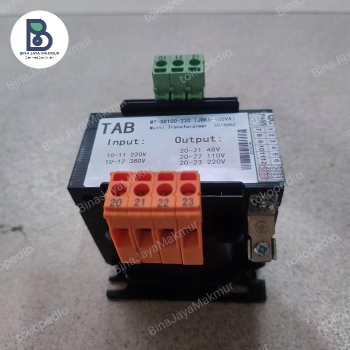 Trafo Step Down 100VA 220V-110V-48V Multi Transformer Step Down