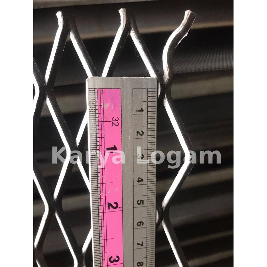 Expanded Metal 3035 / Expanded Mesh F3035 Expanda Diamond Mesh Ornamesh Terpercaya