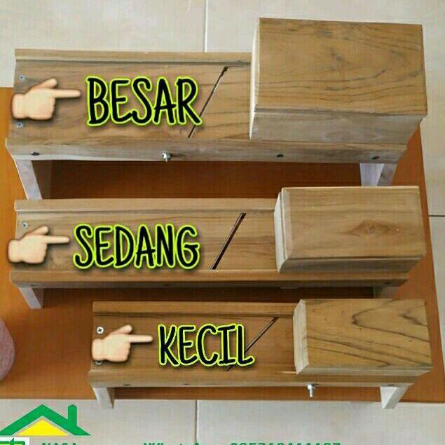 alat pengiris bawang merah kayu jati-pengiris perajang bawang BESAR