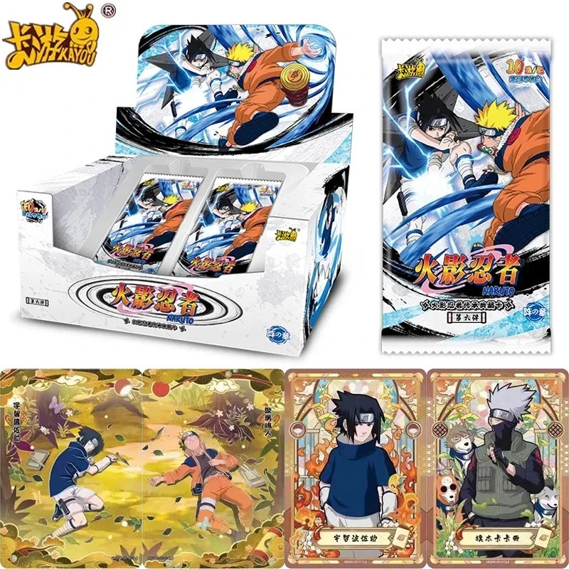 KAYOU Genuine Naruto Card Tier 4 Wave 6 Chapter of The Formation Booster Box Uchiha Sasuke SE Anime