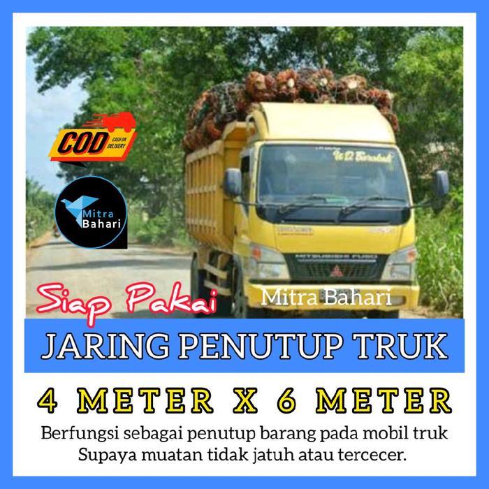 JARING PENUTUP TRUK 4X6 JARING TRUK SAWIT JARING PENUTUP BAK MOBIL JARING TRUK SAMPAH JARING TUTUP