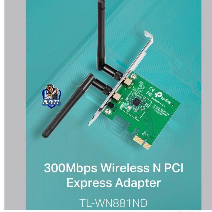 TPLINK WN881D 300 MBPS PCIE WIFI WIRELESS