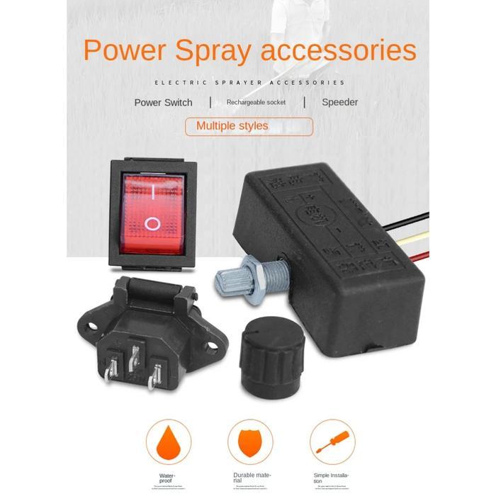 "New" Sparepart Onderdil Tangki Sprayer Elektrik - Set Lengkap 4 Pcs Sparepart Sprayer Elektrik