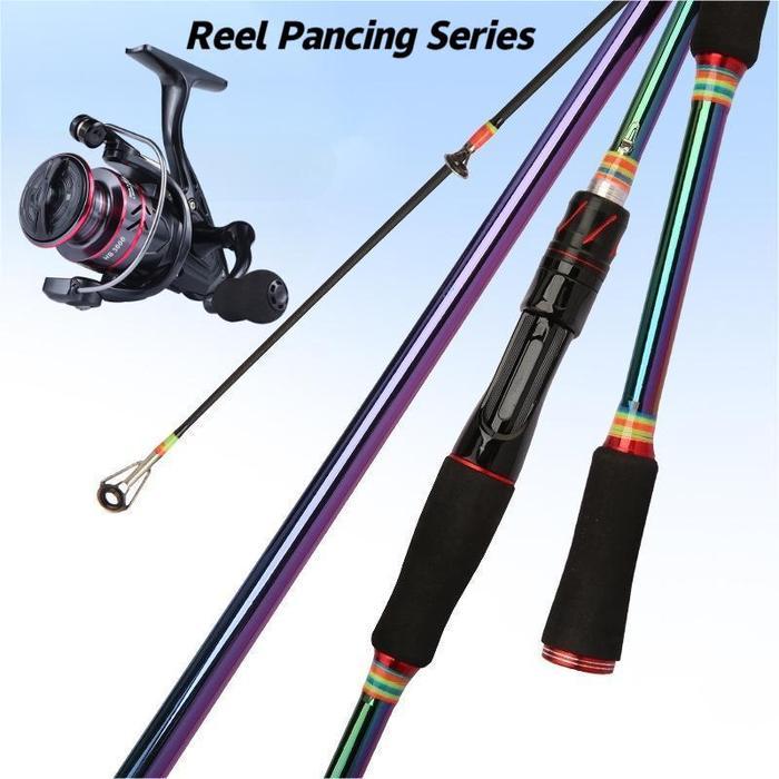 Joran Pancing Set 2.1m joran spining reel pancing pancing set pancing