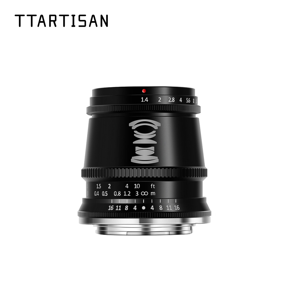 JUAL  TTArtisan 17mm F1.4 Wide Angle Camera Lens for Sony E Mount Fujifilm XT3 XA7 XE Canon M Leica 