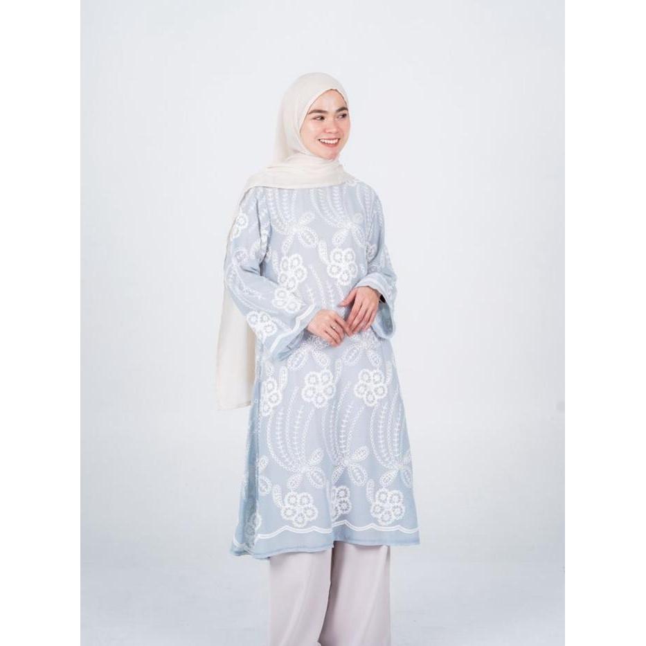 Narra Tunik - Tunik Bordir Lebaran Model Kurung/ Baju Lebaran 2026