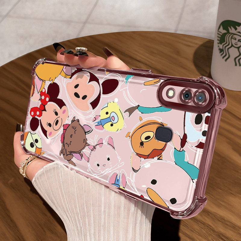 Casing Hp Untuk Samsung Galaxy A30 A20s A20 M10s Case Casing HP Softcase Ponsel Soft Shell dengan Em