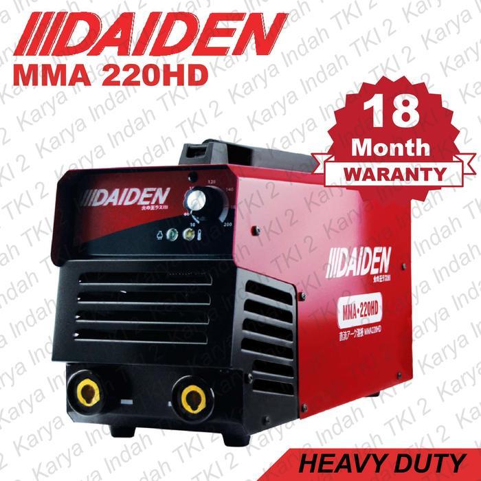 Mesin Las Listrik DAIDEN 220 HD Heavy Duty Welding Machine Inventer 220HD - MMAi 220HD, Standar