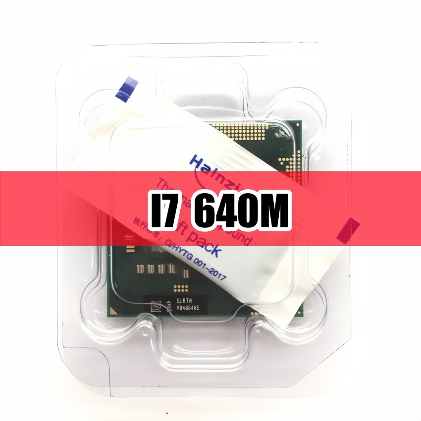 Core i7-640M i7 640M SLBTN 2.8 GHz Dual Core Processor Laptop CPU 4W 35W Socket G1 / rPGA988A