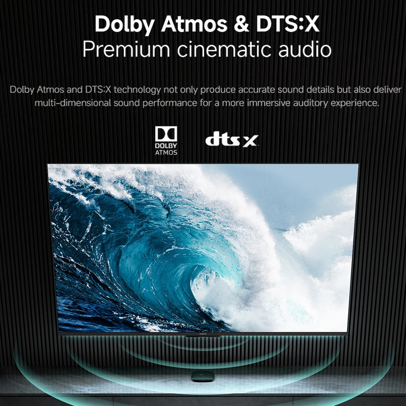  GLOBAL VERSION XIAOMI MI TV BOX S 3RD GEN 4K UHD BLUETOOTH 5.2 WIFI6 2GB 32GB GOOGLE TV