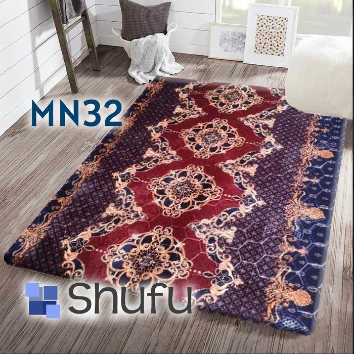 Karpet Busa Shufu Malaysia 190x270 jumbo / karpet import / motif minimalis MN