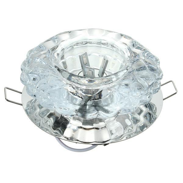 MODERN 3W CRYSTAL CEILING LIGHT FIXTURE FLUSH MOUNTED PENDANT