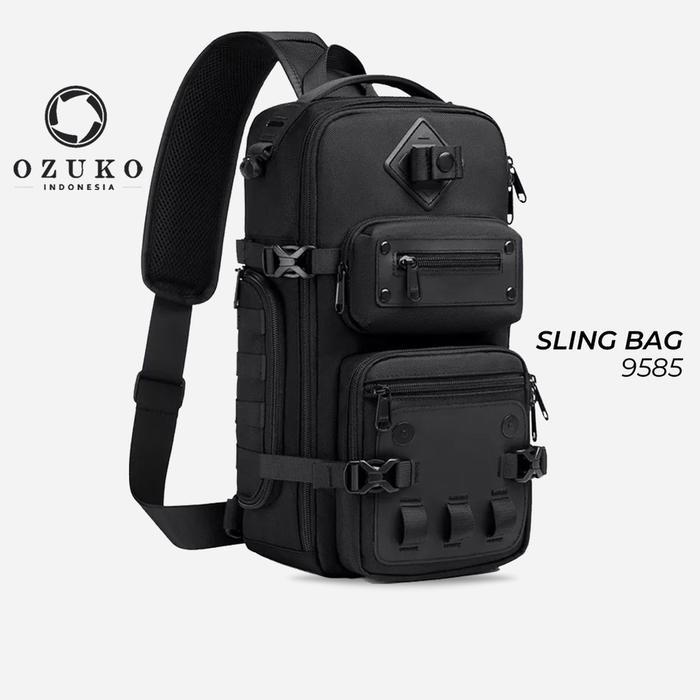 OZUKO Sling Bag #9585 - Tas Selempang Pria