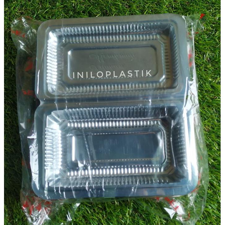 Mika Plastik Bening 4A Serbaguna / Wadah Kue Plastik Mika 4A - 100Pcs