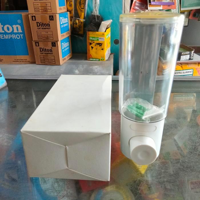Tempat sabun cair manual dinding/dispenser tempat sabun cair