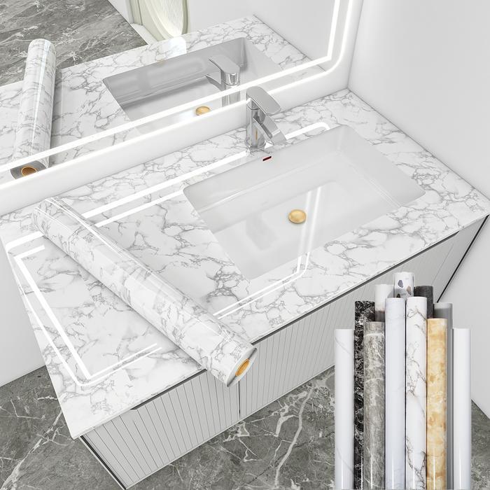 Papan Stiker Dinding Tekstur 300*60cm Wallpaper Dinding Kabinet Untuk Kamar Tidur Dapur Kamar Mandi