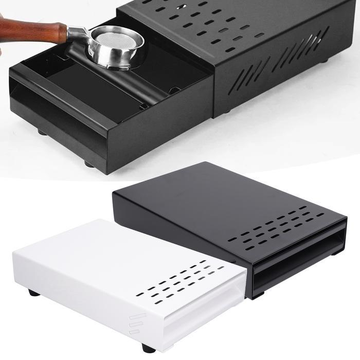 STAINLESS STEEL COFFEE GROUNDS BOX DRAWER TYPE KNOCK CASE STORAGE BUCKET KNOCKING BOXES BAR COFFEE