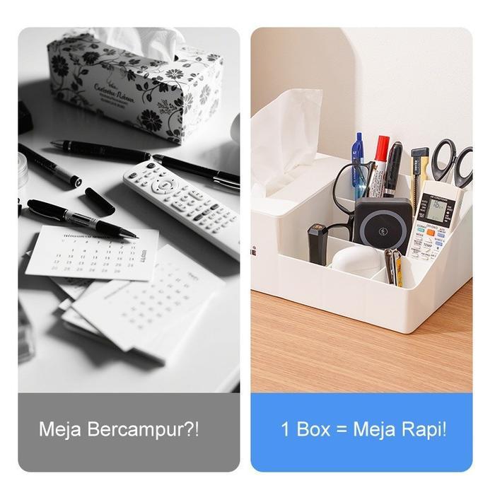 UPHOME Tempat Tisu Penyimpanan Aksesoriss / Alat Tulis Rak Laci Aesthetic Multifungsi / Rak Kosmetik