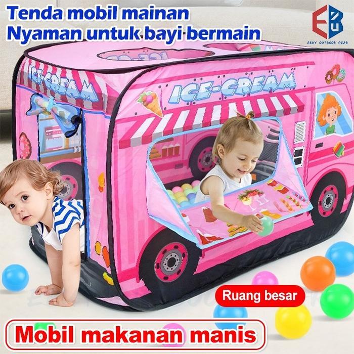 Tenda anak laki laki mobil/Tenda Bermain Anak-anak /Tenda Lipat Truk Pemadam Kebakaran Mobil Polisi