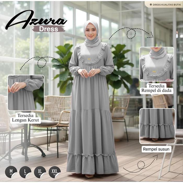 Baju Muslim Wanita Modern / Gamis Crinkle Lebaran / Gamis Wanita Dewasa