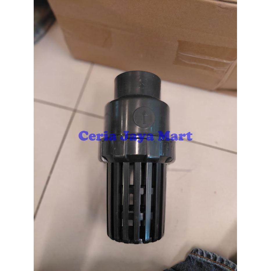 Foot valve pvc drat 1,5" inch / Foot klep PVC 1.1/2" Inchi Thread / Foot Klep Ball 1.1/2 PVC