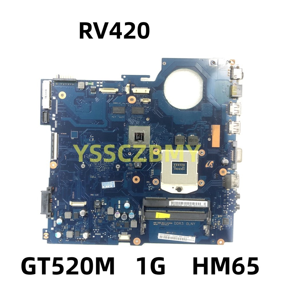BA92-08151B BA41-01610A For RV420 RC420 Laptop Motherboard GT520M 1GB HM65 100% Test Work