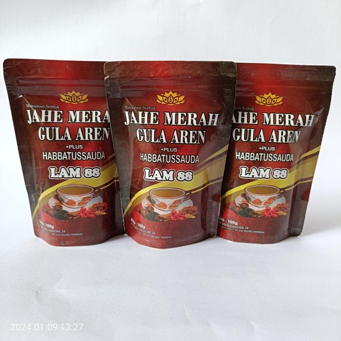 "New" JAHE AREN-KOPI JAHE-JAHE ORIGINAL KEMASAN 100GR PRAKTIS Gula Hitam