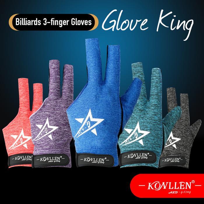JUAL RUGI KONLLEN Billiard Glove Gloves Sarung Tangan Biliar