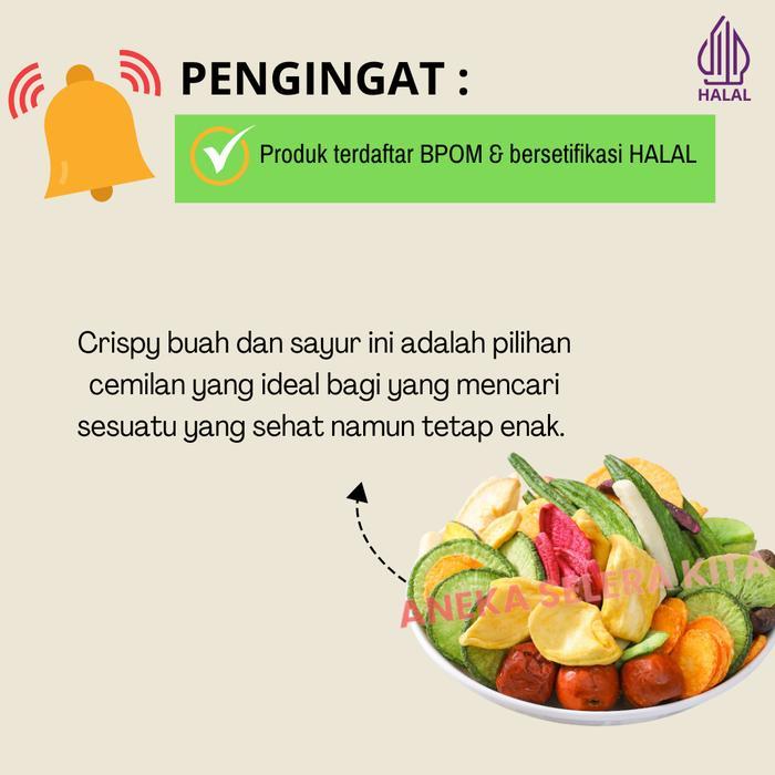 Promo New Tianfu Cemilan Sehat Snack Import Kripik Sayur Dan Buah Kering Halal