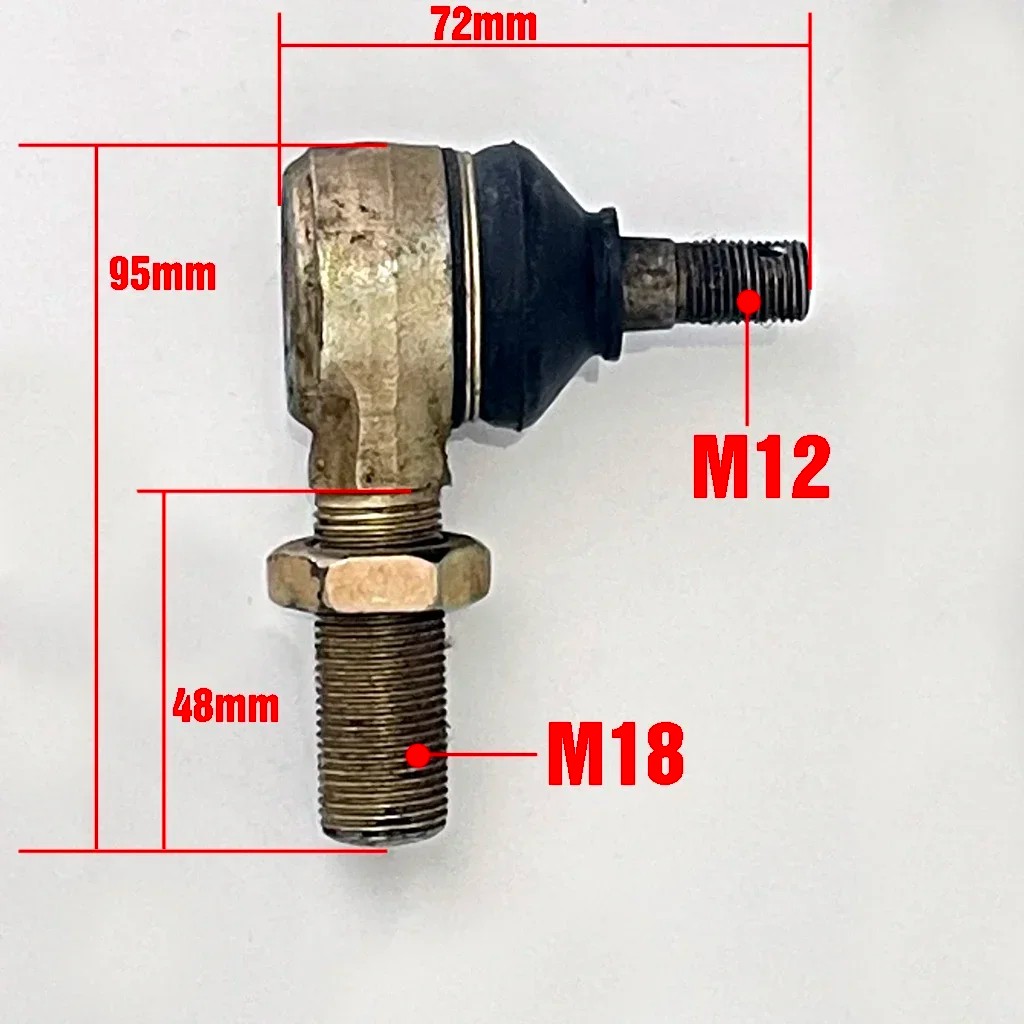 LAEGER A-ARM Ball Joint 12mm & 18mm M18 TOP Upper ARM Joint End For ATV Quad UTV 200cc 250cc 450cc
