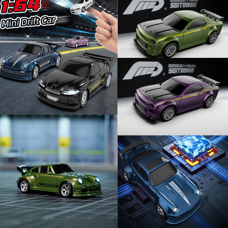 2026 New 1/64 Rc Car Desktop Remote Control Car Toy Stunt Remote Control Drift Car Rc Mini Racing