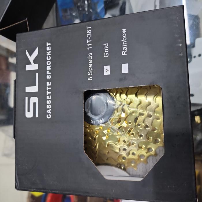 Cassette Sprocket 8 Speed 11-36T Slk Gold