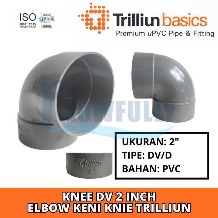 KNEE DV 2 INCH TRILLIUN D PVC ELBOW KNIE KENI L 2 DIM POLOS