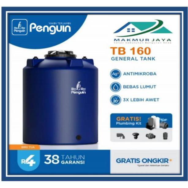 Toren Air Penguin 1550 liter TB 160 / Tangki Air Penguin 1550 lt - Biru Tua