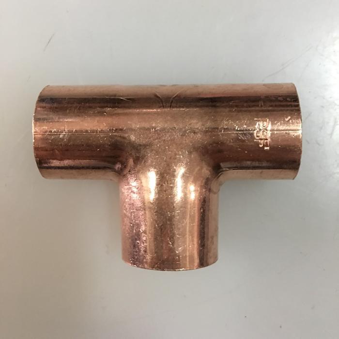 Stok Baru PSF TEE PIPA TEMBAGA 5/16" (8MM)
