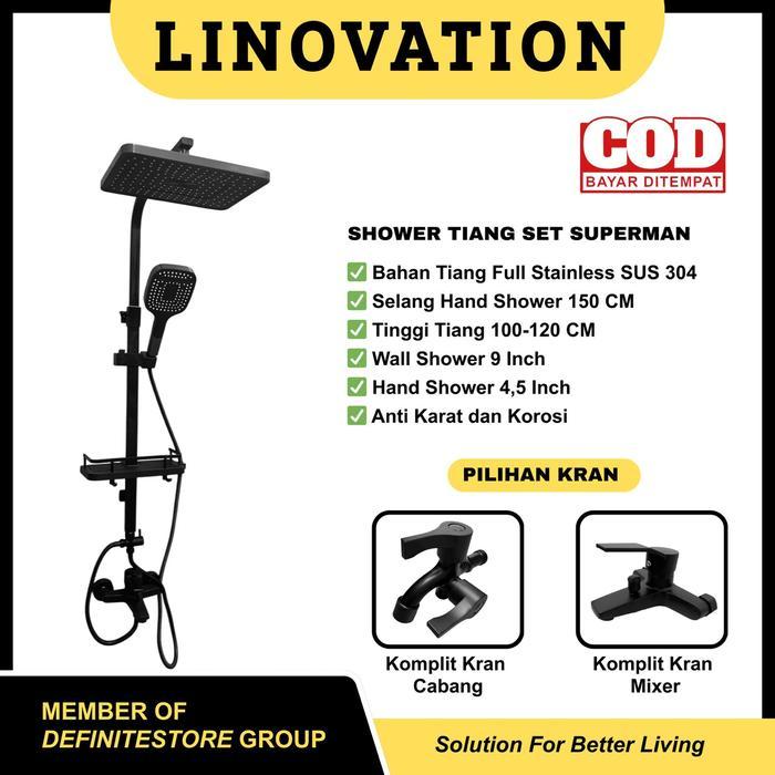 Toto - Shower Tiang Set Shower Kamar Mandi Shower Set Komplit Shower Air Mandi Shower Column Keran