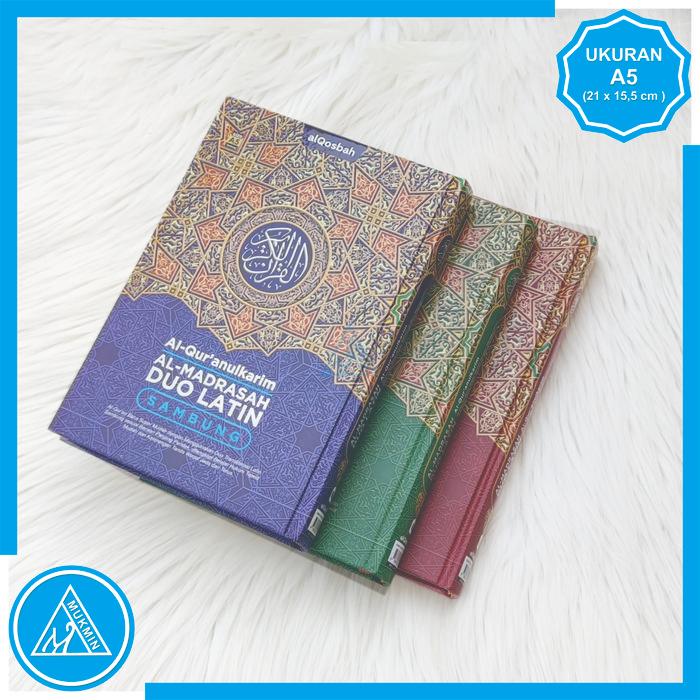 ALQURAN DUO LATIN ALQURAN TAJWID TERJEMAH A5 ALQURAN BACAAN MUDAH AL QOSBAH YASIN QURAN MUSHAF