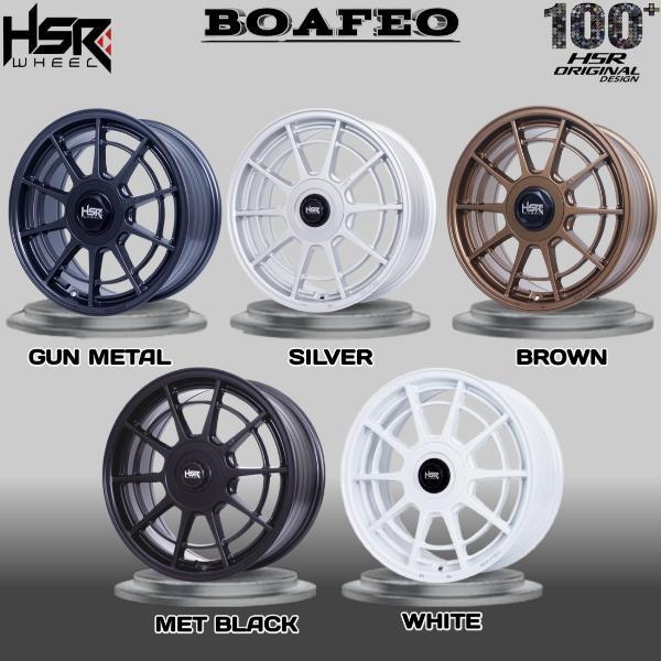 Velg HSR Ring 17 Dan Ban Paketan Velg R17 Dan Ban Bisa Buat Jazz, Mazda2, Kia Rio, Avanza - BOAFEO, 