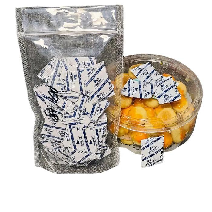 [ isi 100 ]Silica gel oxy free food grade khusus makanan / silica gel kue kering dan berminyak
