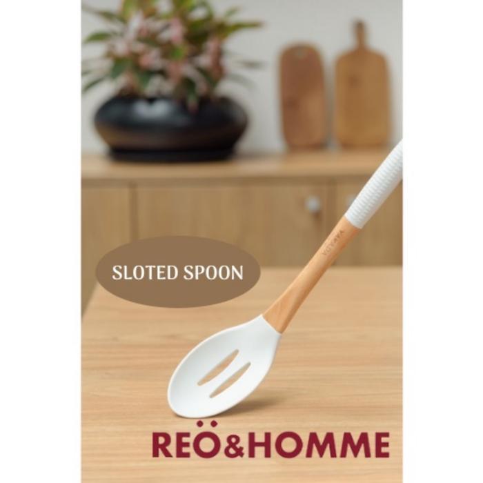 Reo&Homme Alat Masak Silicone Slotted Spoon Y203A