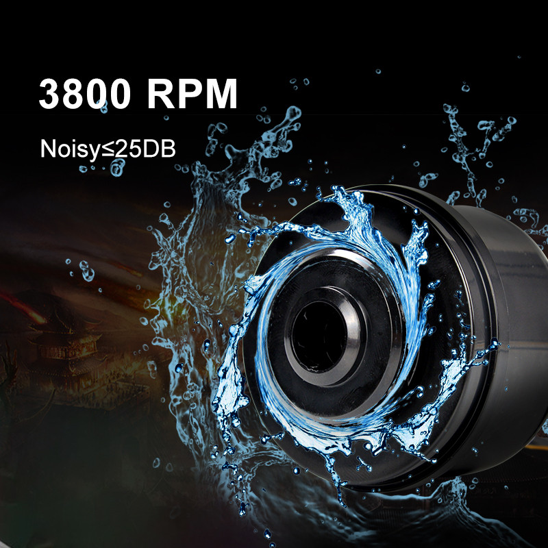 Syscooling PC liquid cooling pump SC-P90D metal case with reservoir water cooling pump PWM support