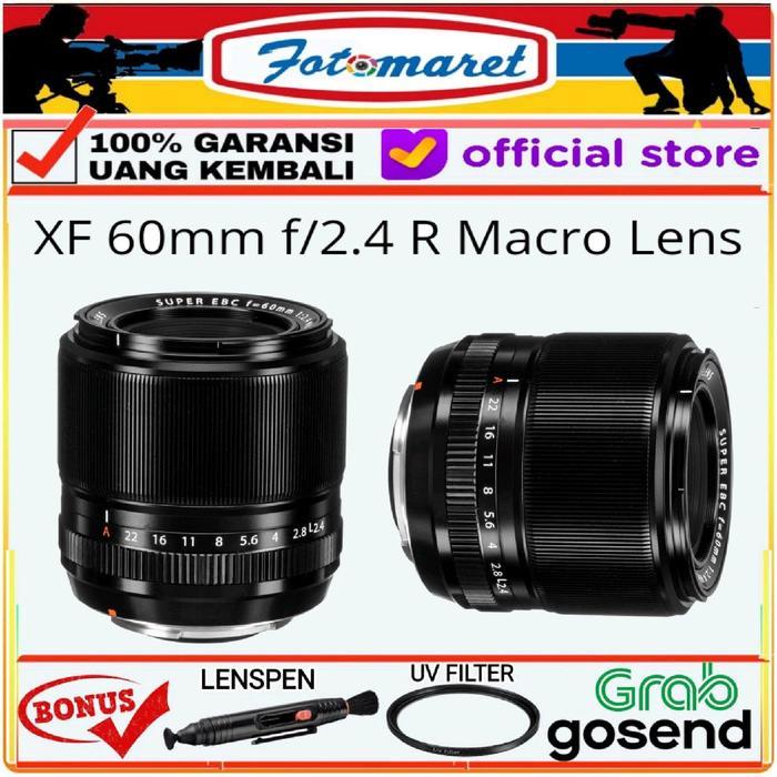 FUJIFILM FUJINON XF 60MM F/2.4 R MACRO LENS / LENSA FUJIFILM XF 60MM / FUJIFILM 60