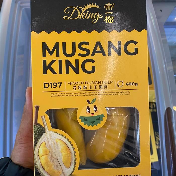 Durian musang king malaysia Buah durian musang king asli frozen 400g