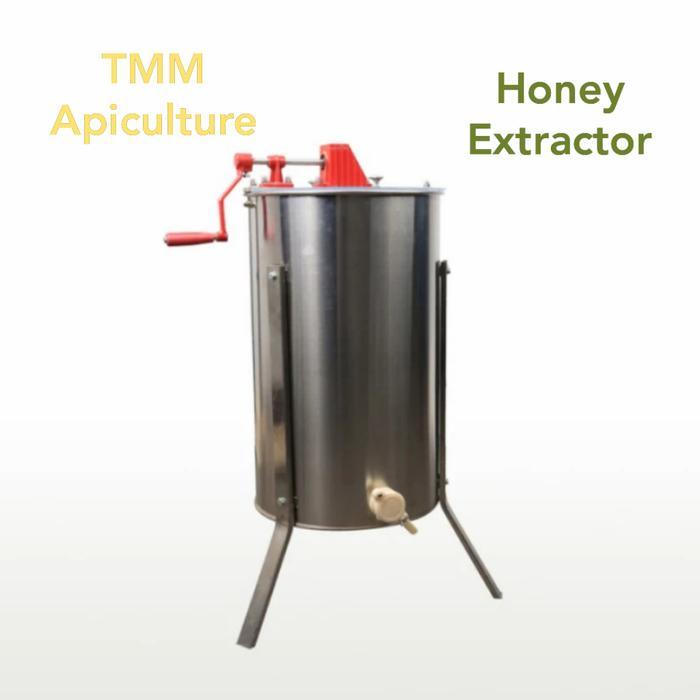 Mesin peras Madu Honey extractor hand 2 Frames Stainless steel