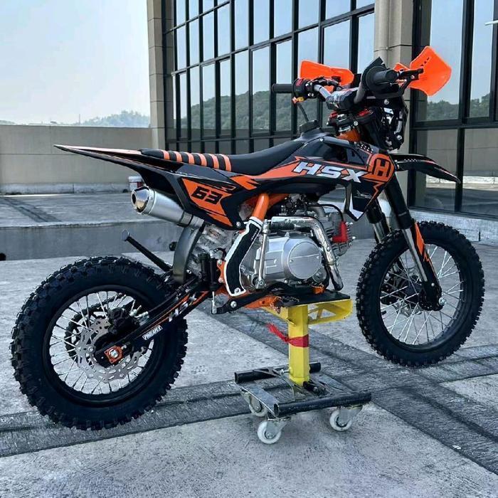 TRAIL MINI HSX 110CC 4TAK MANUAL / MATIK Mesin - merah - merah