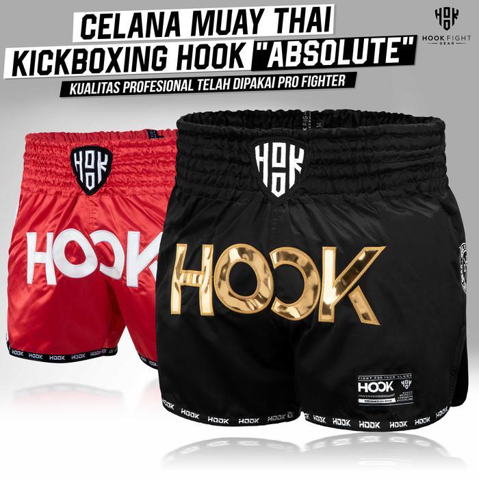 Celana Muay Thai Hook, Muay Thai Short Hook, Celana Muay Thai Absolute