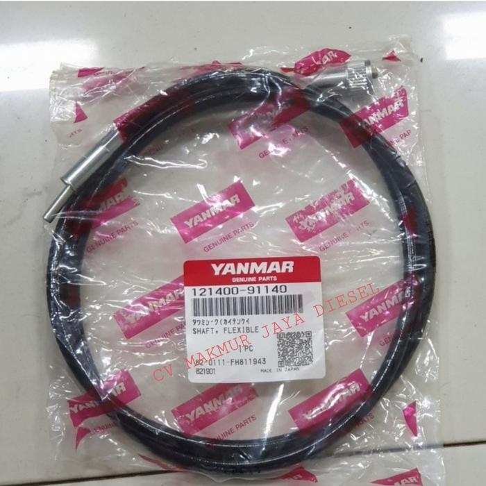 Terlaris! Cable Tachometer/Flexible Shaft 121400-91140 Yanmar Genuine Parts